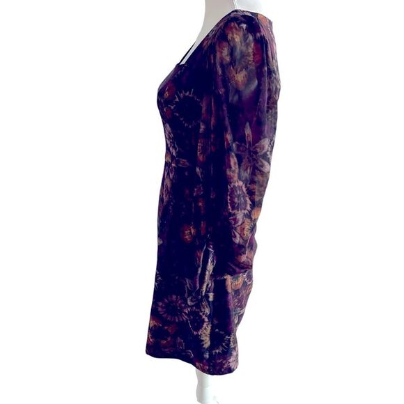 Slate & Willow Dark Florals Mini Dress Size 0 - Picture 8 of 12